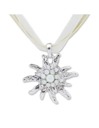 Collier grand edelweiss